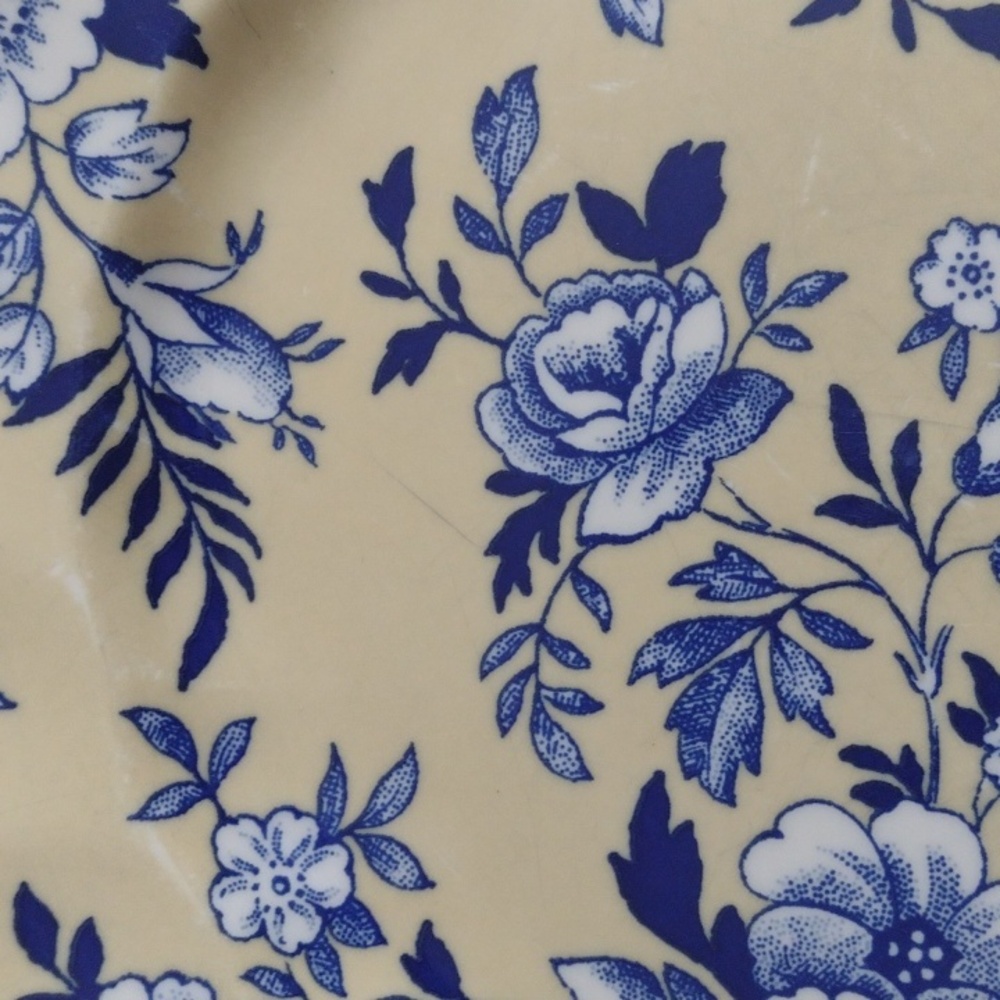 Devon Cottage 4 Salad/ Dessert Plates Yellow Floral Johnson Brothers - Picture 6 of 6